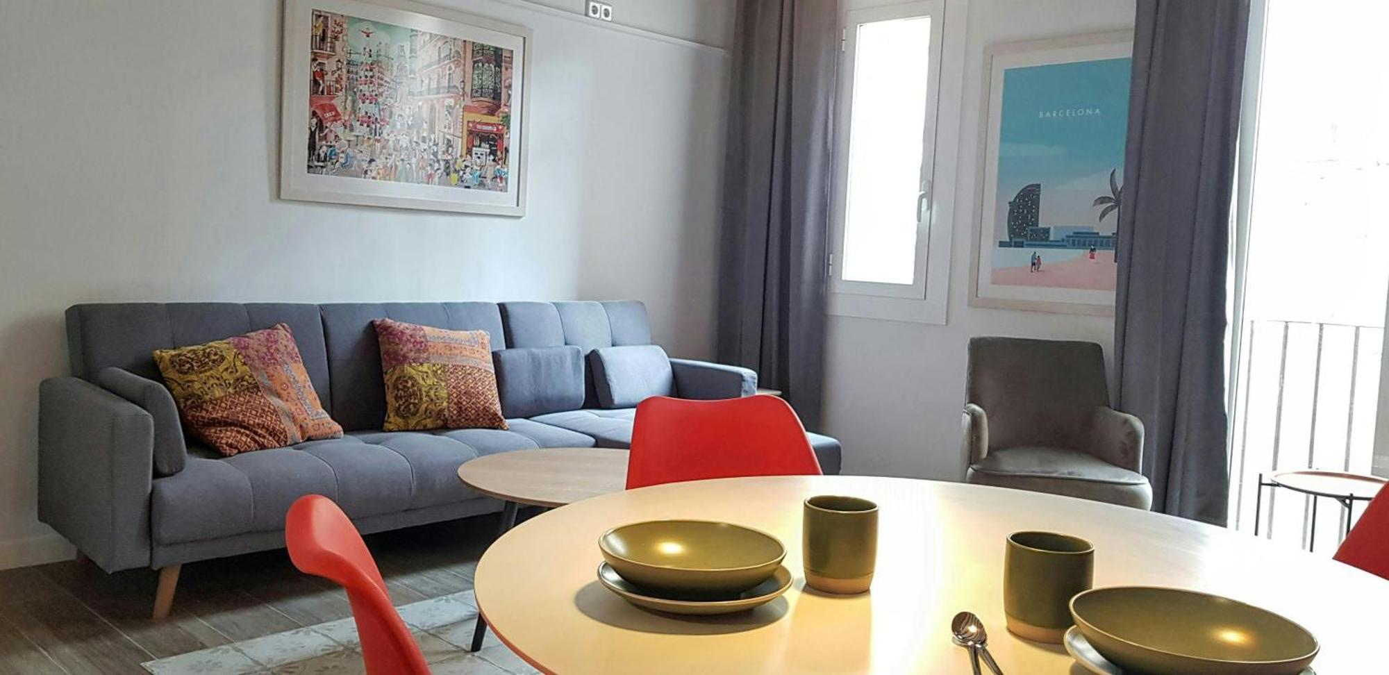 Sant Antoni 4 - Downtown Barcelona. Modern Lägenhet Exteriör bild
